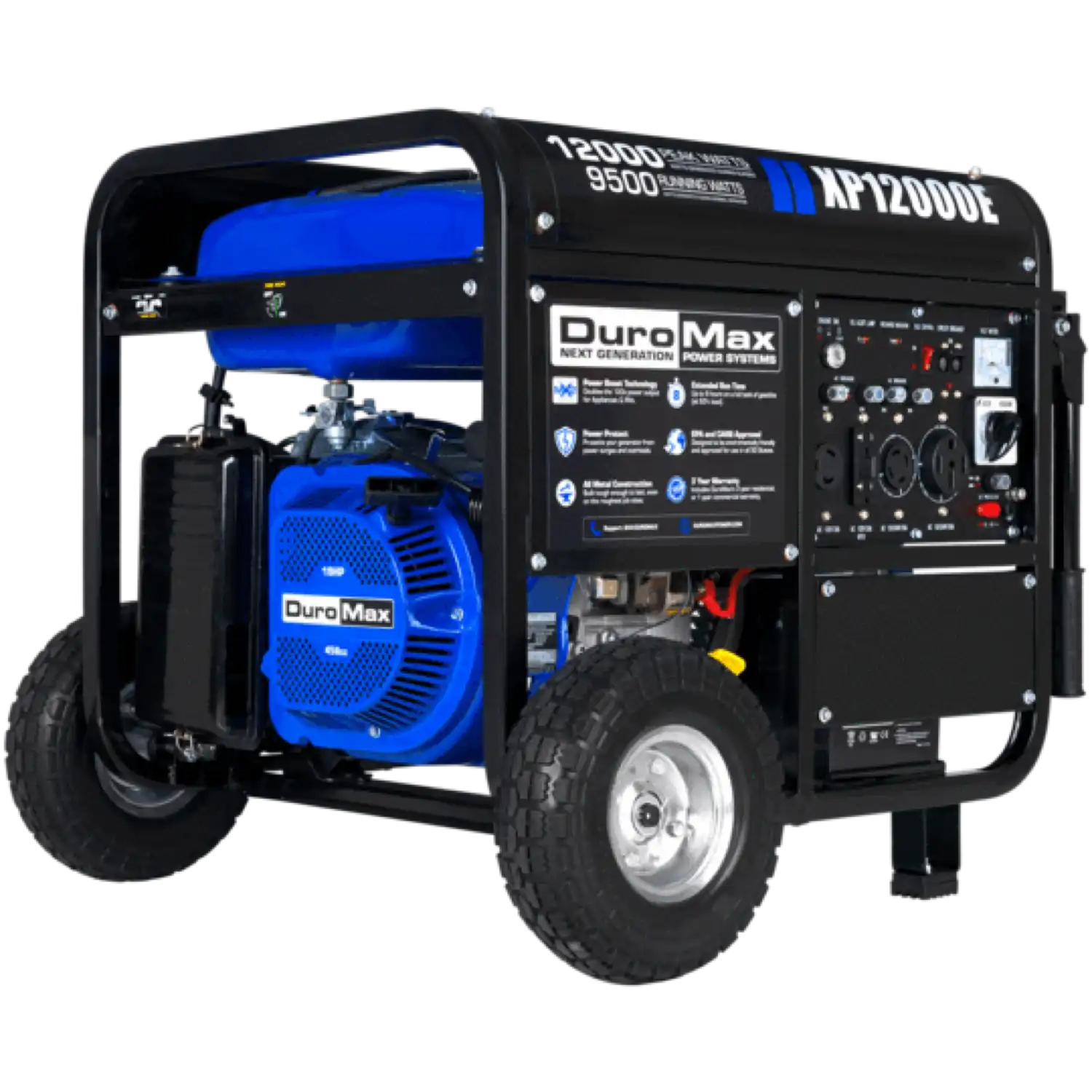 DuroMax XP12000E 9500W/12000W Gas Electric Start Generator New
