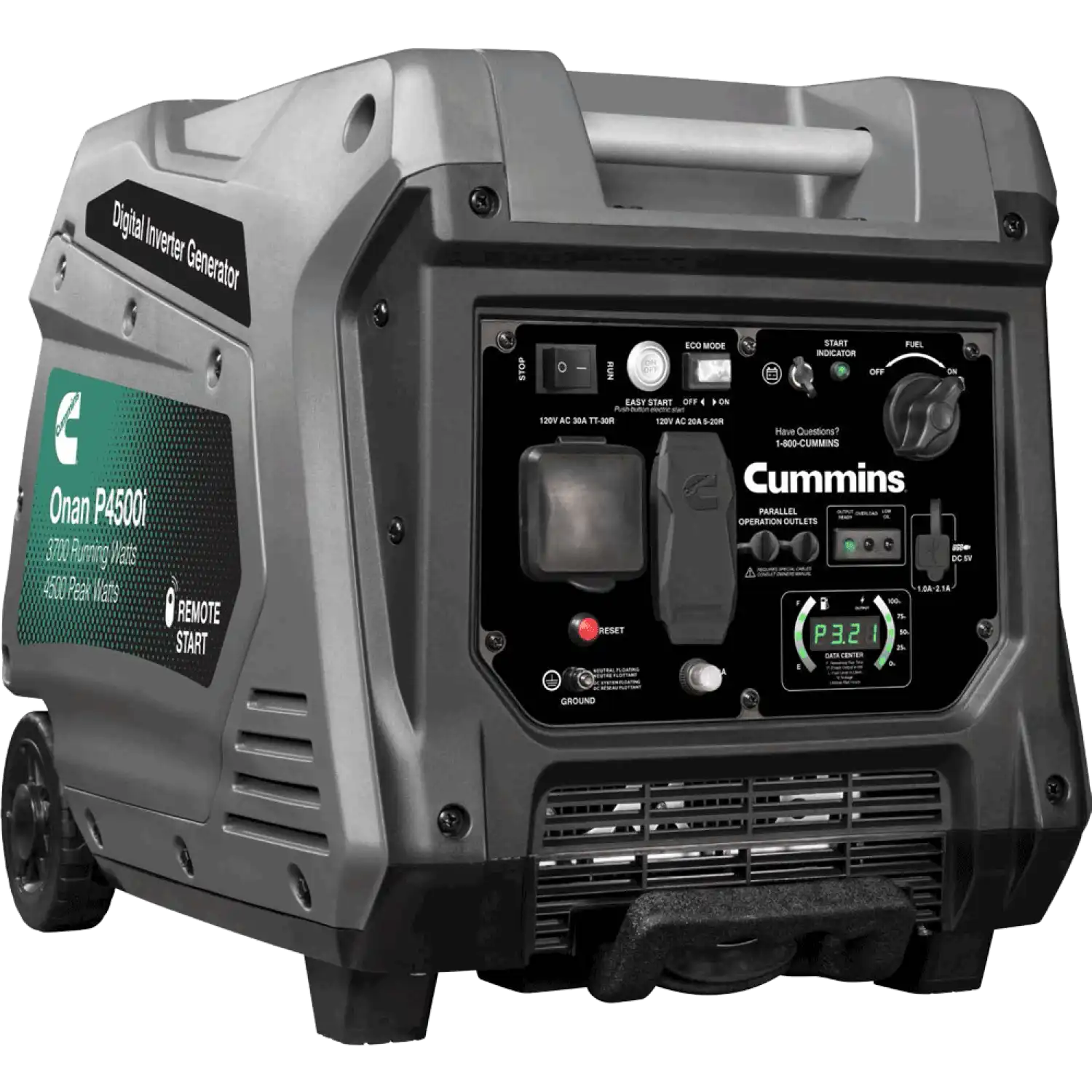 Cummins Onan P4500i 3700W/4500W Remote Start Portable Gas Inverter Generator New