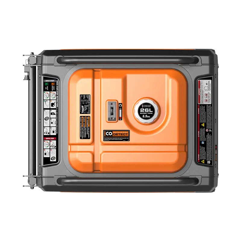 GENMAX GM9000iE 50 Amp 7600W/9000W Remote Start Gas Inverter Generator with CO Detect New