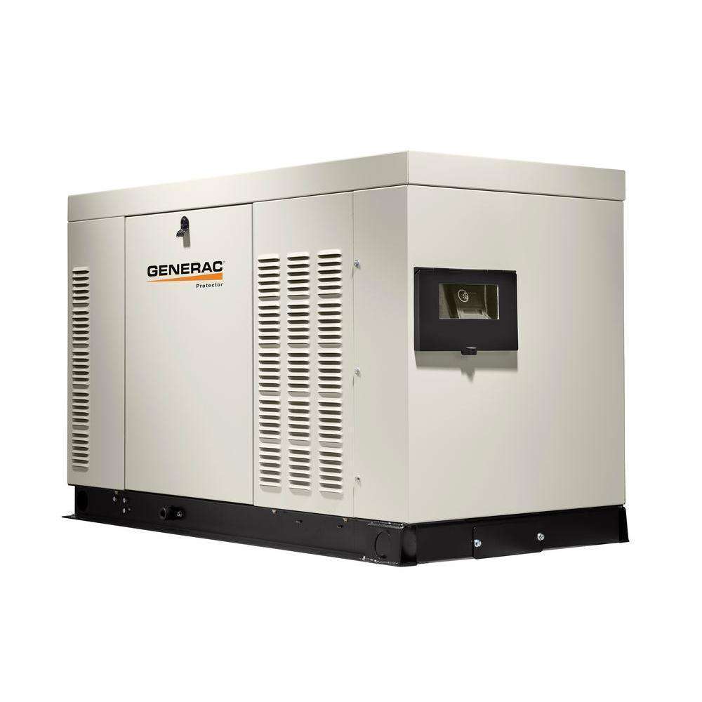 Generac Protector 45kW RG04524ANAX Liquid Cooled 1 Phase 120/240V LP/NG Standby Generator Scratch and Dent