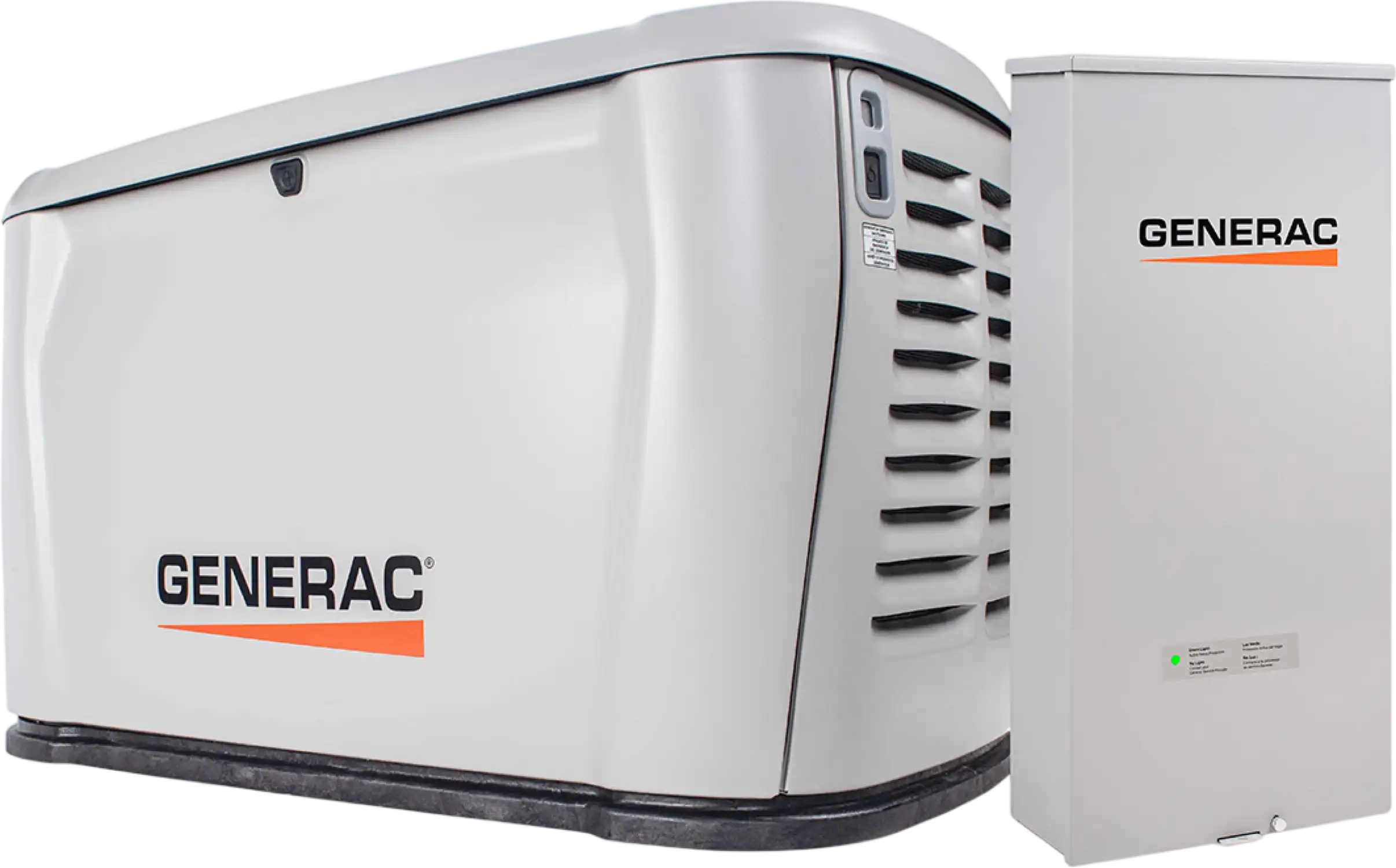 Generac 7326 24kW Standby Generator Propane Natural Gas Air-Cooled 1 Phase 240V w/ 200A Automatic Transfer Switch New