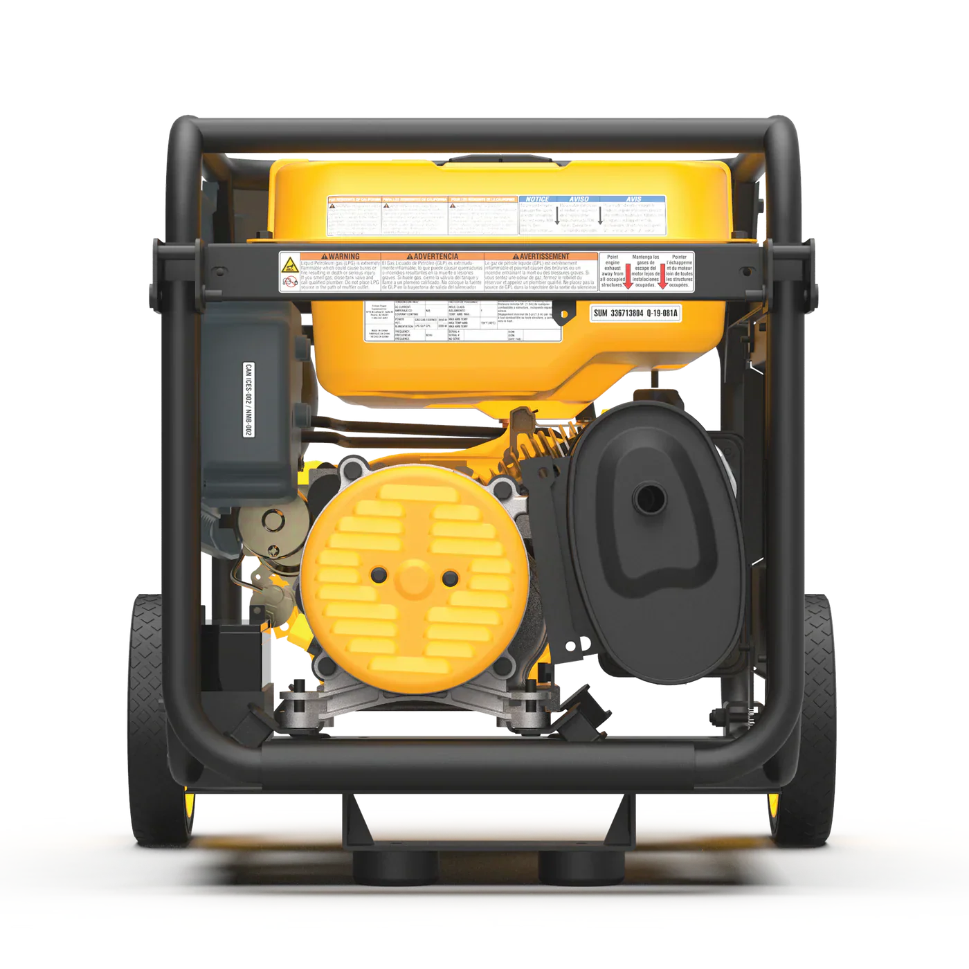 Firman H03654 3650W/4550W Inverter Generator Dual Fuel Gas Liquid Propane Electric Start CO Alert New