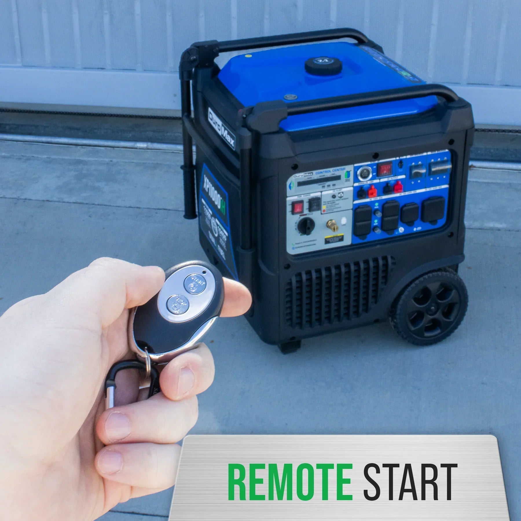 DuroMax XP11000iH 9000W/11000W Dual Fuel Generator Gas Propane Remote Start Inverter CO Alert New