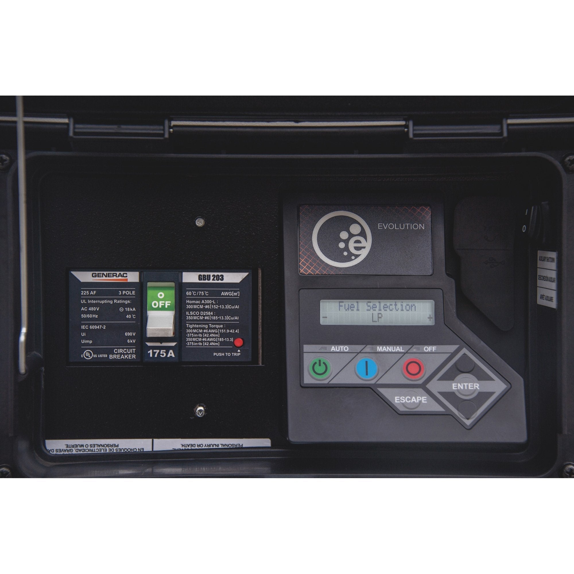 Generac Protector RG06045ANAX 60kW Liquid Cooled 1 Phase 120/240V Standby Generator New