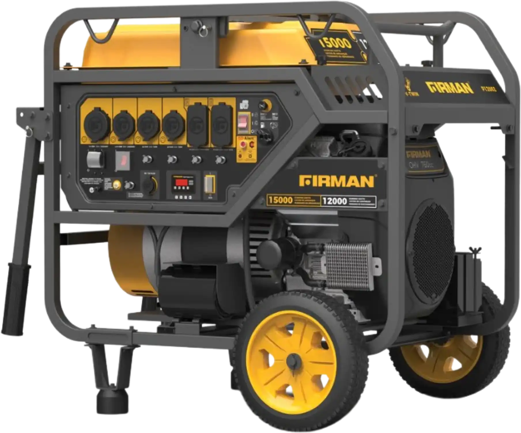 Firman P12002 Generator 12000W/15000W 50 Amp Electric Start Gas With CO Alert New