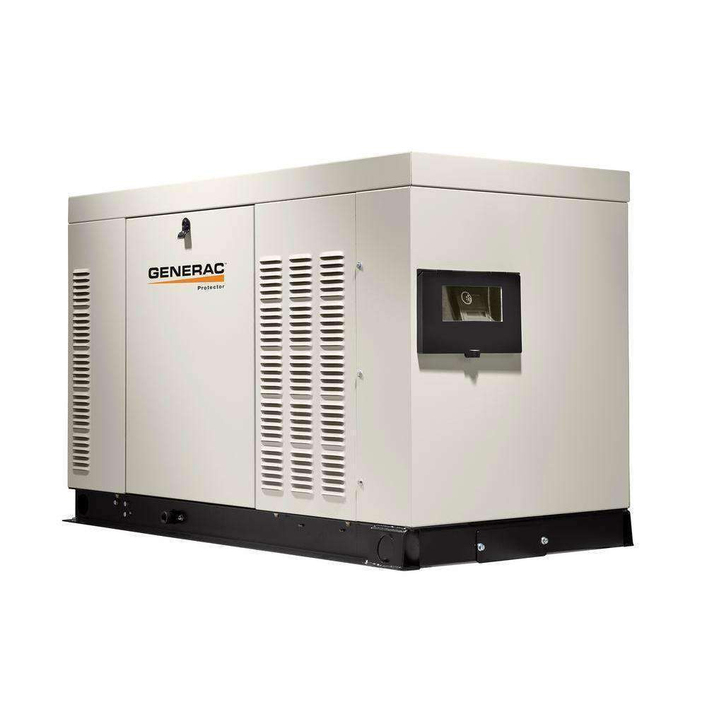 Generac Protector Standby Generator 48kW RG04845ANAX Propane Natural Gas Liquid Cooled 1 Phase 120/240V Scratch and Dent