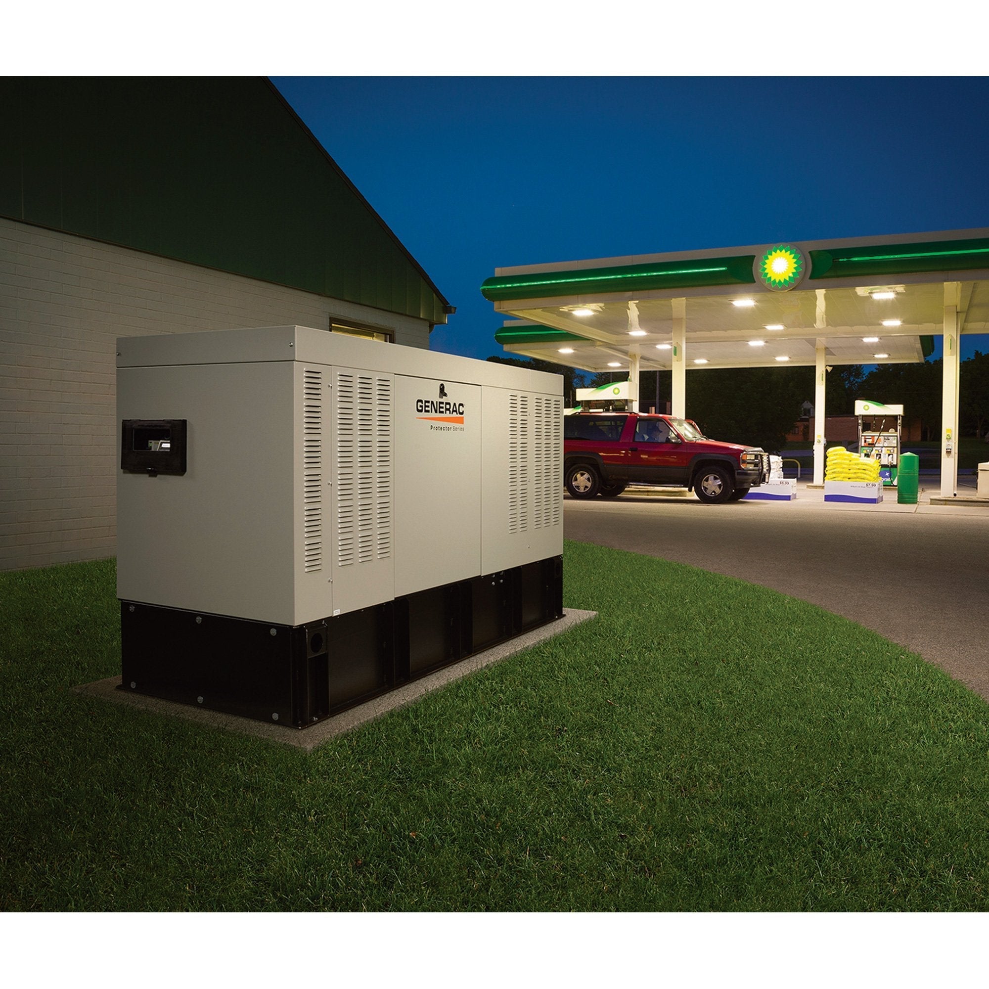 Generac Protector RD03022ADAL 30kW Standby Generator Extended Run Tank Diesel Liquid Cooled 1 Phase 120/240V Mobile Link New