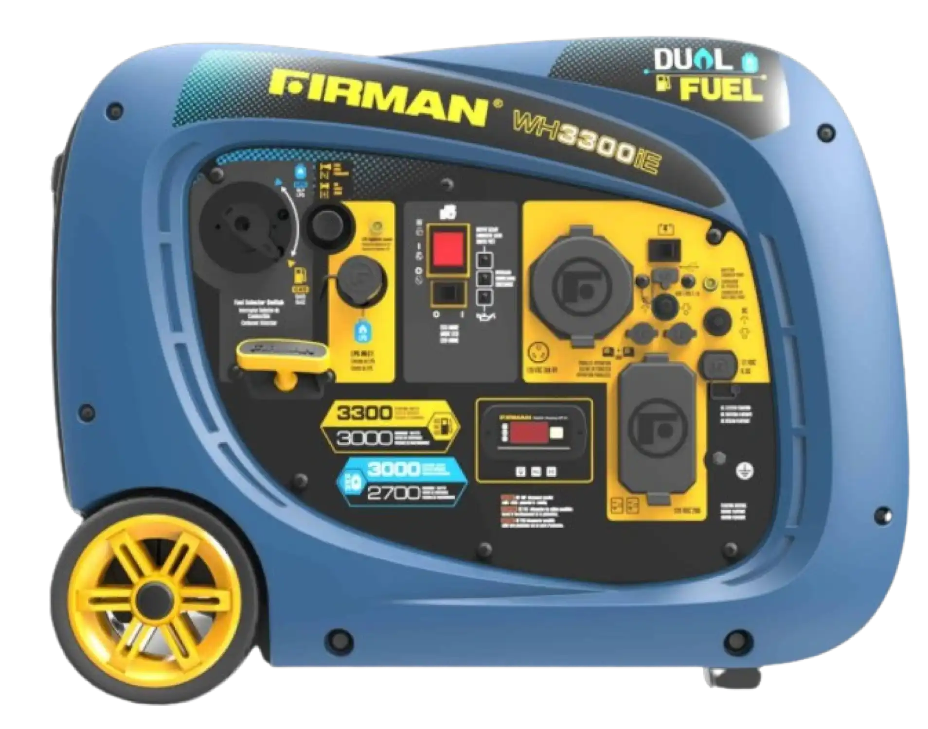 Firman WH03042 3000W/3300W 30 Amp Electric Start Parallel Ready Dual Fuel Inverter Generator New