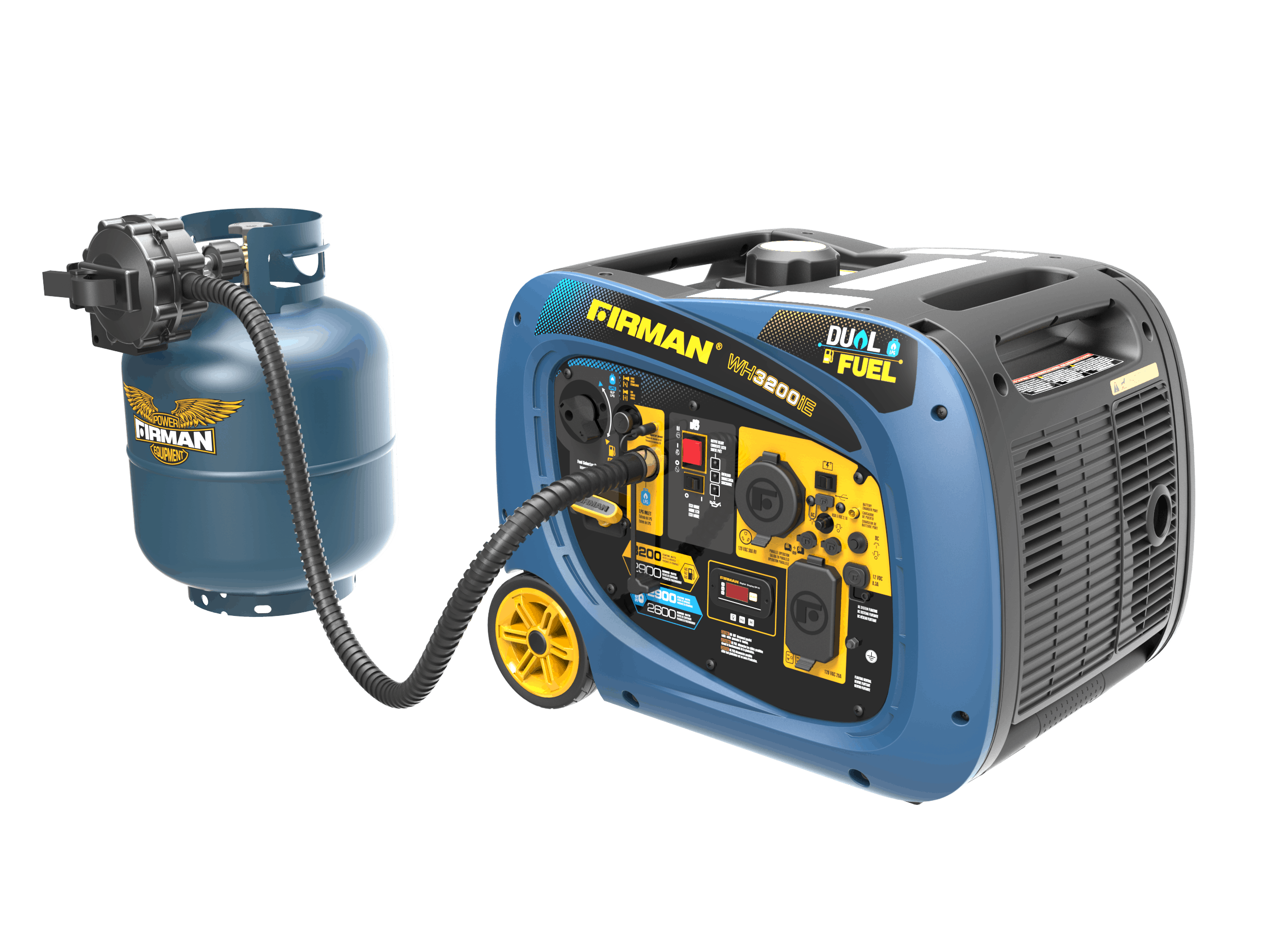 Firman WH02942 2900W/3200W Dual Fuel Electric Start Inverter Generator Manufacturer RFB