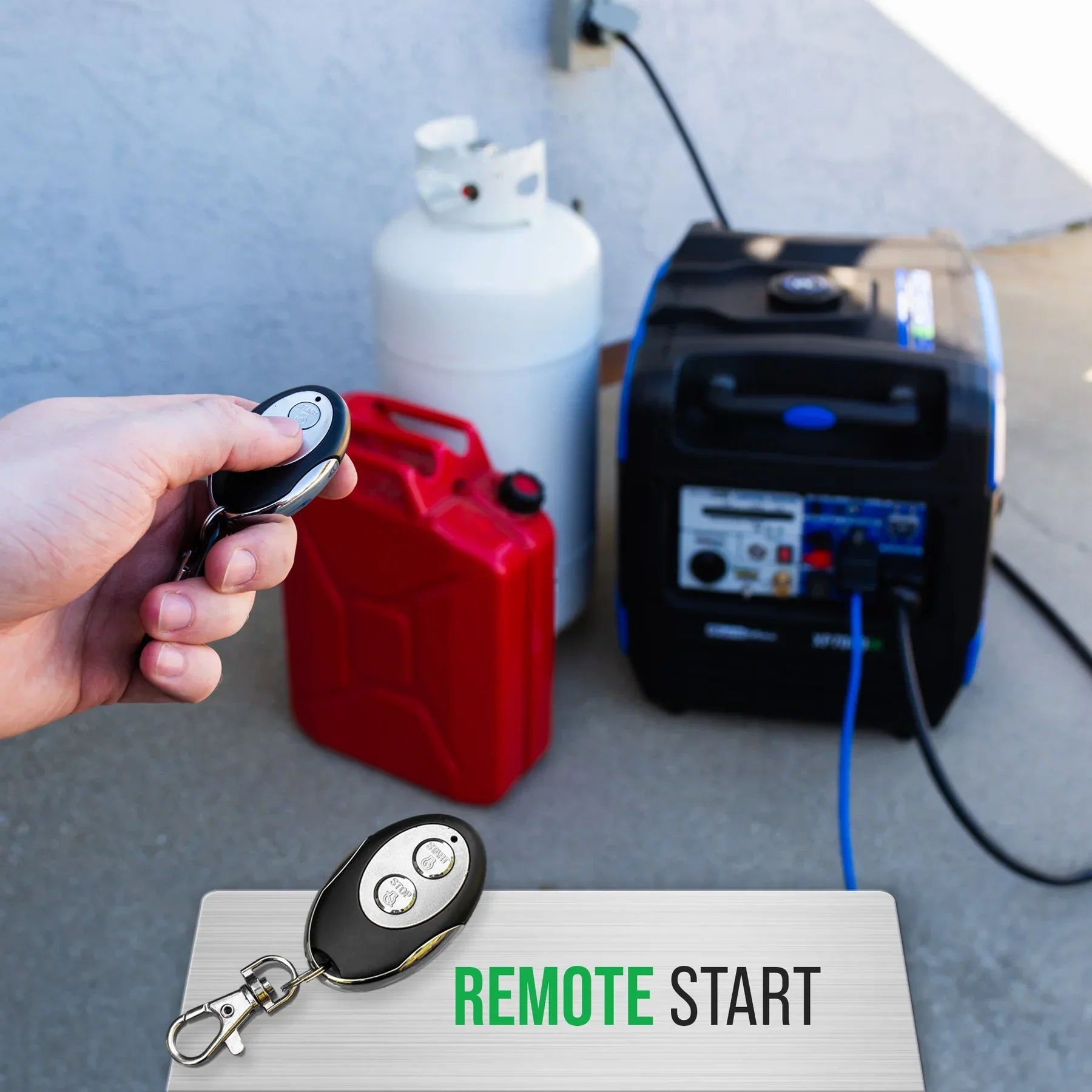 DuroMax XP7000iH 5500W/7000W Dual Fuel Generator Gas Propane Remote Start Inverter CO Alert New
