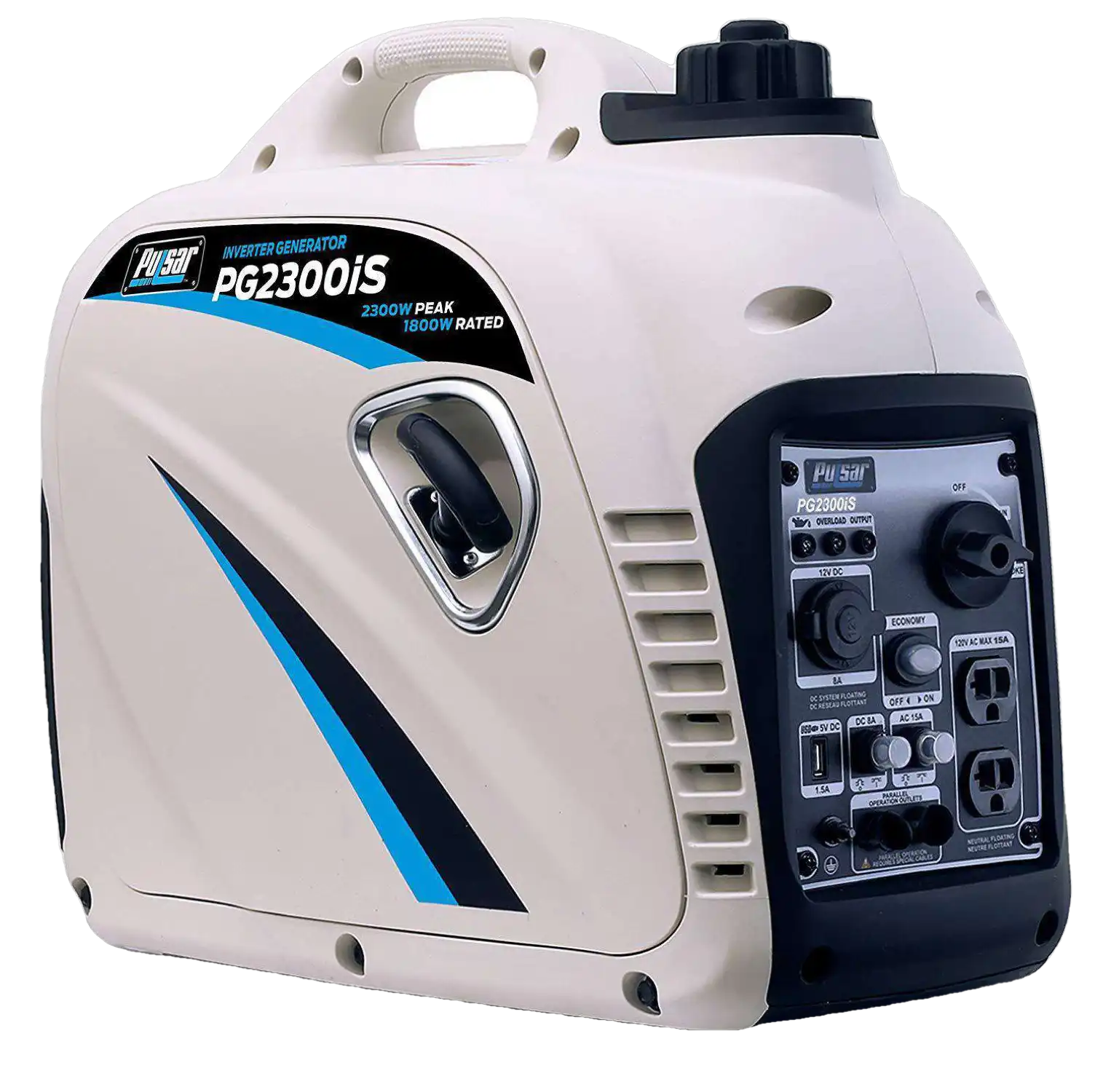 Pulsar PG2300iS 2300W/1800W Portable Parallel Ready Gas Inverter Generator New